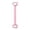 Pink, variant on Adjustable Detachable Resistance Band, Multi Gear Fitness Trainer, Elastic Workout Strap, Strength Training Accessory for Home Gym Outdoor Bodybuilding Use