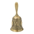 thumbnail image 1 of Campana de mano multiusos, artesanía, servicio de cascabel, campana de llamada fuerte para decoración de bodas, Dorado Antiguo, 1 of 4