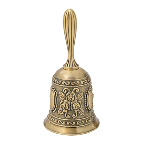 Multi Bell Craft Service Loud for Wedding Decor, , School Classroom, Hotel Counter Reception , Antique Golden