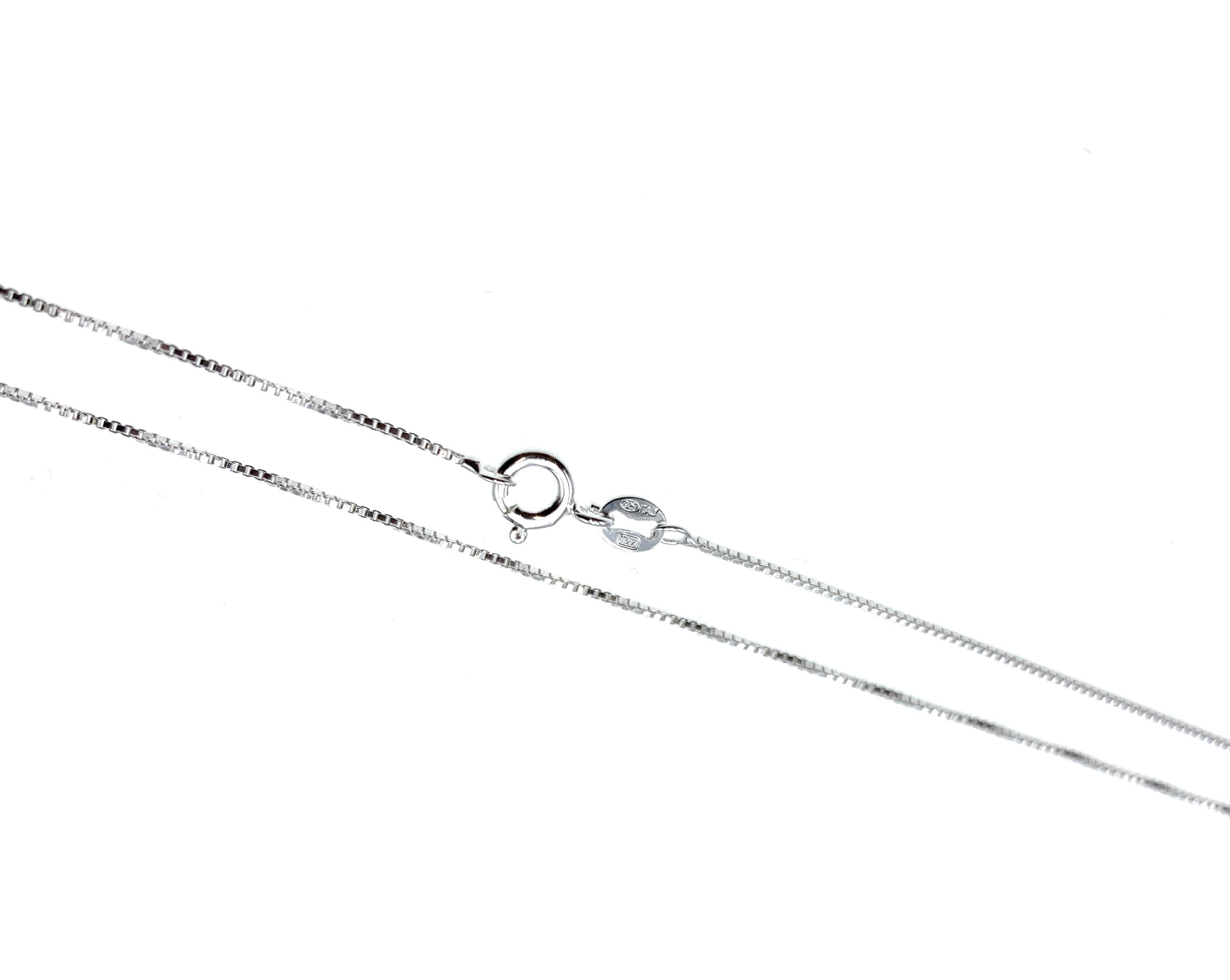 Solid Sterling Silver .7mm Thin Box 