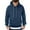 Dark Blue, variant on Glisme Sweatshirts For Men Couple Solid Color Hooded Sweatshirt With Pocket Long Sleeves Pullover Relaxed Top Blue
