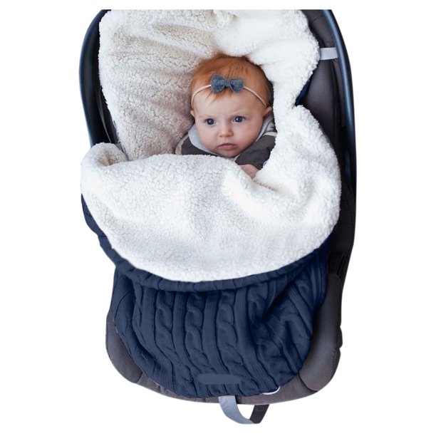 Outfmvch Fashion Baby Blankets Newborn Infant Winter Warm Knitted Swaddle Blanket Sleeping Wrap Com Baby Blankets Newborn Infant Winter, Infant Car Seat Winter Blanket