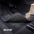 thumbnail image 2 of Open Road Sport Car Floor Mats, 4-Piece All-Weather Rubber Mats, Universal Fit, 2 of 10