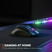 SteelSeries - Rival 3 Lightweight Wireless Optical Gaming Mouse with Brilliant Prism RGB Lighting - Black