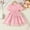 Pink, variant on Spazoro Toddler Girls Mesh Dresses, Short Sleeve Round Neck Solid Color New Style Princess Dress for Child Girls Pink Size 6 Months