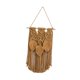 thumbnail image 2 of Tapiz de macramé con borlas y hojas para colgar en la pared, estilo bohemio y chic Marrón, 2 of 7