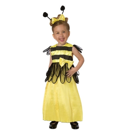 Living Fiction Honey Bee Complete 3pc Toddler Costume, Yellow Black