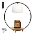thumbnail image 2 of Electric Candle Warmer Lamp with Timer & Dimmer, Modern Burner Light for Jar Candles, Dimmable Wax Melts Warmer for Bedroom Home Decor, Candle Melter Heater Gifts for Mom, 2 of 7