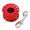 Red, variant on Scubas Diving Reel Finger Line Spool with Double Ended Bolts Clip Freediving Finger Spool Dives Reel Easy to Use
