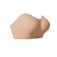 thumbnail image 4 of VISALY Push Up Bras for Women Bra Strapless Push Up, Women's Solid Color Strapless Gathered Front Buckle Strapless Invisible, Strapless Bras Sticky Bra Strapless Backless Silicone Bras, Beige,XL, 4 of 10