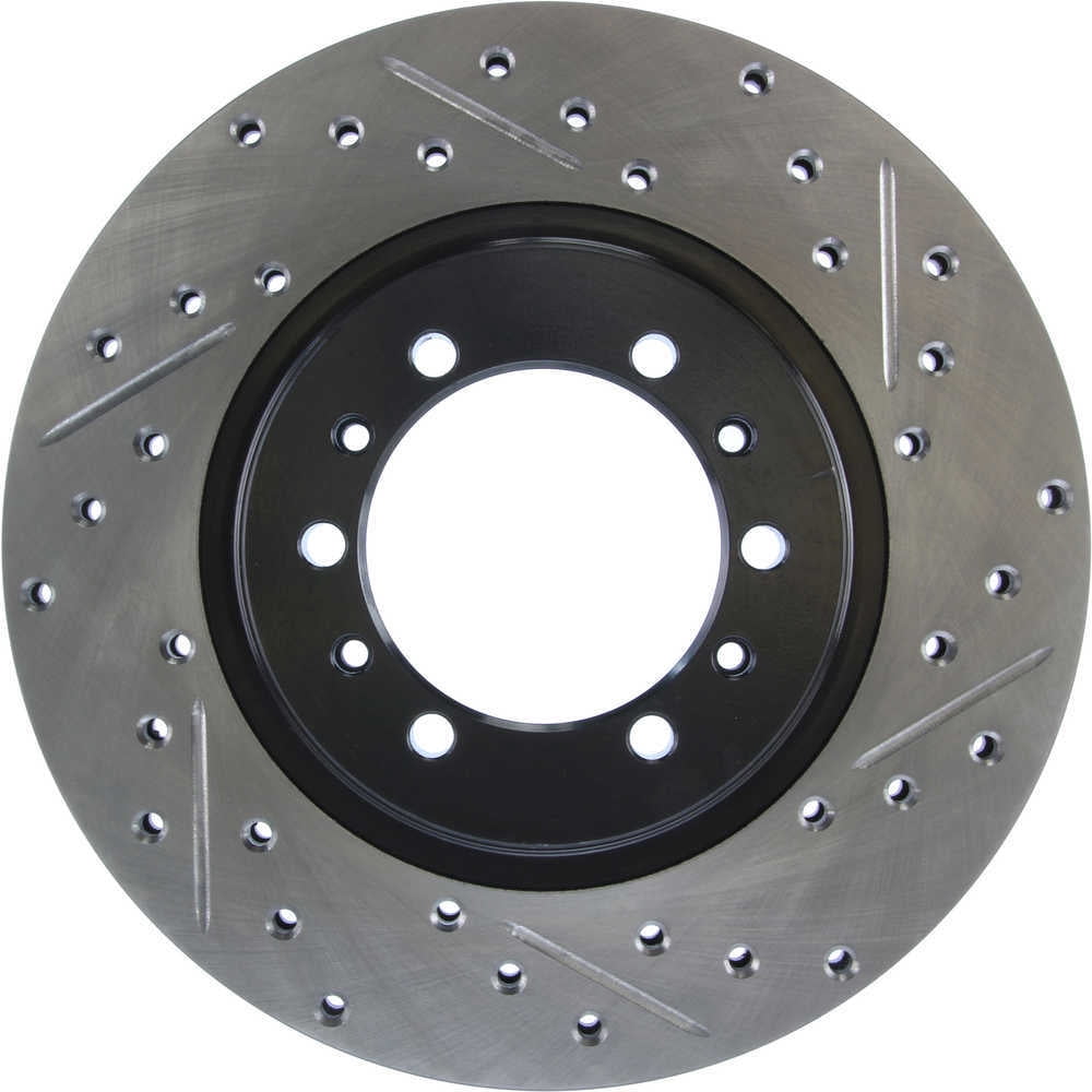 StopTech 127.46040L StopTech Sport Rotors; Drilled And Slotted; Front Left;10.87 in. Dia.; 1.77 in. Height; Fits select: 1991-2004 MITSUBISHI MONTERO