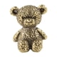 thumbnail image 4 of Tirador de cajón con forma de oso de latón, decorativo, para decoración del hogar, pomo para armario Bronce, 4 of 9