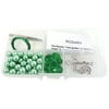 Crystal & Pearl Rosary Bead Kit-Peridot Crystal Beads & Lt. Green Pearls