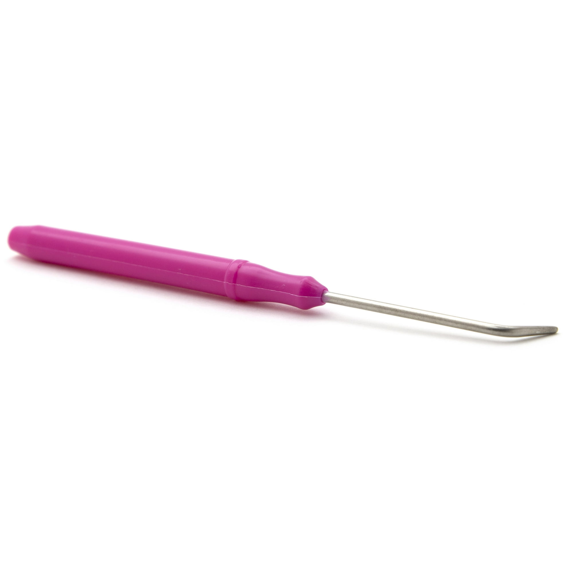 Cousin Knitting Loom Hook Tool-Silver/Pink