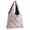 Pink Flowers, variant on Duryarhall Reusable Grocery Bags with Storage Pouch Reusable Bulk Shopping Bags Grocery Tote Bags for Beach, Shopping, Travel