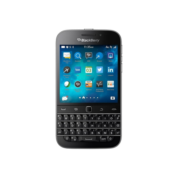 BlackBerry Classic - 4G smartphone BlackBerry - RAM 2 Go / Mémoire Interne 16 Go - Fente pour microSD - Écran LCD - 3.5" - 720 x 720 pixels - Caméra Arrière 8 MP - Caméra avant 2 MP - Noir