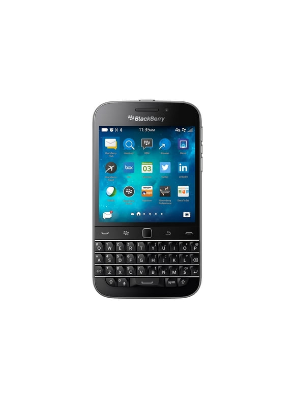 BlackBerry Classic - 4G BlackBerry smartphone - RAM 2 GB / Internal Memory 16 GB - microSD slot - LCD display - 3.5" - 720 x 720 pixels - rear camera 8 MP - front camera 2 MP - black