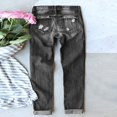 thumbnail image 5 of Women's Jeans Valentines Heart Printed Ripped Straight Leg Mid Rise Denim Festive Pattern Plus Size Women Jeans, 5 of 5