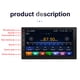 thumbnail image 2 of Reproductor Mp5 2 Din WiFi GPS Radio de coche Bluetooth compatible Estéreo FM AM Reproductor multimedia MP5 Likrtyny Accesorios para autos y motos, 2 of 9