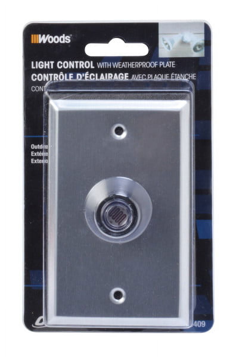 Woods 59409WD Outdoor Hardwired Post Eye Light Control and