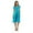 Aqua, variant on Women's Cap Sleeve Flower Silky Tricot Nightgown