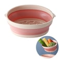 thumbnail image 3 of Escurridor De Alimentos Plegable Cesta De Colador De Cocina Plegable De Doble Capa Contenedor De Lavado De Vegetales Cesta De Almacenamiento Tazón Para Servir Con Huecos Y Tazón De Agua Para Picnic Serendint HA027995-01, 3 of 7