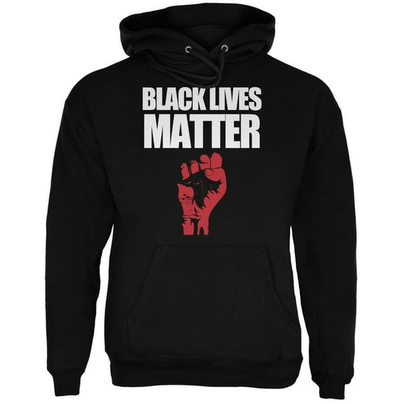 Black Lives Matter Black Adult Hoodie - 2X-Large