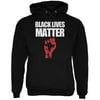 Black Lives Matter Black Adult Hoodie - Medium