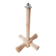 thumbnail image 3 of Pájaros Percha para loros Entrenamiento de aves Soporte para percha Madera para perchas Ramas para trepar Pájaro De madera, 3 of 9