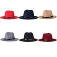 thumbnail image 3 of KMYY Fedora Hat Adjustable British Style Jazz Cap Costume Accessory Streetwear, 3 of 8