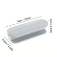 thumbnail image 2 of Clearance! beishanbush Furniture Protection Sticker Door Handle Handle Simple Auxiliary Door and Window Door Buckle Handle Household Glass Window 2Packs One Size Gray, 2 of 8