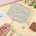 thumbnail image 3 of Cadena de perlas y diamantes de imitación de 1,7 cm de ancho, con flecos y borlas para coser, manualidades, vestidos de novia, accesorios de ropa, decoración DIY., 3 of 7