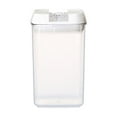 thumbnail image 1 of Airtight Plastic Food Storage Container with Sealed Buckle Lid - 1.5 Quart Rectangular Kitchen Jar for Grains, Rice, Pasta & Dry Goods - Clear Stackable Pantry Organizer - Dishwasher Safe Akmoler, 1 of 8