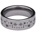thumbnail image 4 of Starburst Tungsten Carbide Ring, 4 of 9