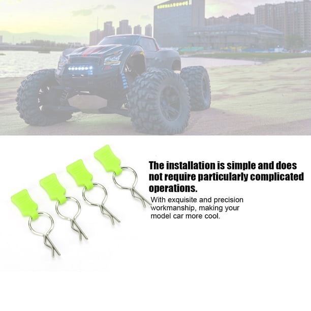 Accesorio de coche RC soporte de fijación duradero Piezas de juguete de coche RC Body Shell Clip Pin Set interior para principiantes Traxxas ANGGREK Otros