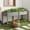 Gray, variant on Bigleap Elevated Raised Garden Bed, 48'' Wooden Planter Box for Backyard Patio Balcony, Wood