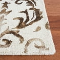 thumbnail image 3 of Safavieh Dip Dye Ernest Distressed Area Rug, Ivory/Chocolate, 3' x 5', 3 of 11