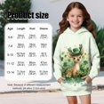 thumbnail image 7 of Xoenoiee Deer Shamrock Print Long Hoodie for Girls Long Sleeve Shirts Teen Girls St. Patrick's Day Round-Neck Hoodie Dress Sport Wear Streetwear with Kangaroo Pocket, 13-14 Years, 7 of 7