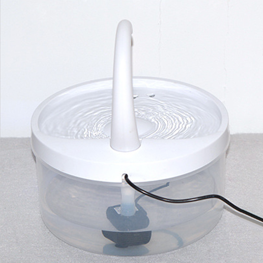 ZUARFY Intelligent Cat Drinking Water Fountain Automatic Circulating Water Dispenser Silent Water Filtration with Night Vision LED Water Level Window Pet Feeding Pump Smart Appliances