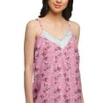 thumbnail image 4 of Moomaya WoMen's Printed Spaghetti Strap Nightdress Knee Length Sleepwear Gown, 4 of 6