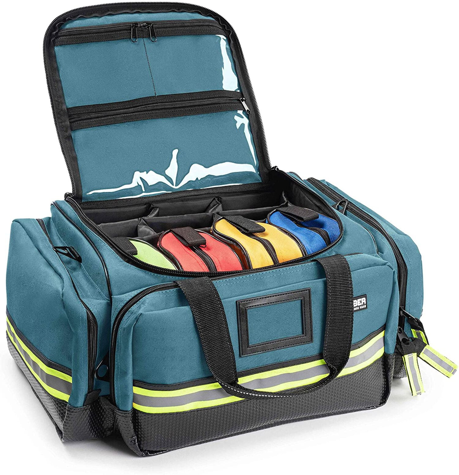 Scherber First Responder Bag | Fully-Stocked Professional Advanced EMT/EMS Trauma Kit