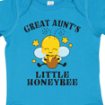 thumbnail image 4 of Inktastic Cute Bee Great Aunt's Little Honeybee with Stars Boys or Girls Baby Bodysuit, 4 of 5