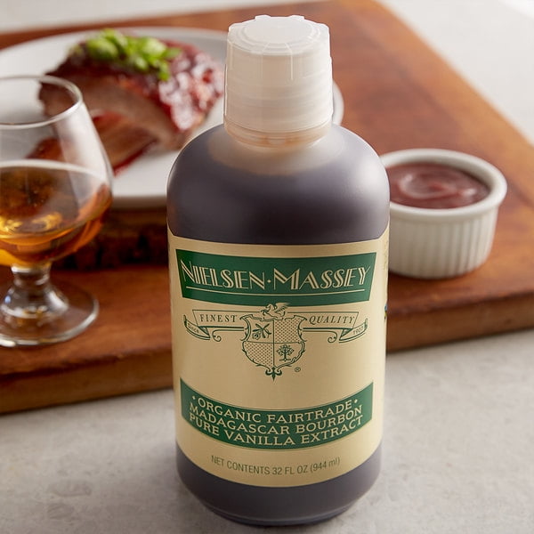 Nielsen-Massey Organic Fairtrade Madagascar Bourbon Pure Vanilla Extract, 32 oz