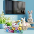 thumbnail image 6 of Hometravel Easter Rabbit Alphabet Resin Ornament, Craft Statue Desktop Decoration for Party, Spring Holiday Letter Design Figurine for Display, Decorative Piece for Shelf, Table, Mantel, Desk, 6 of 8