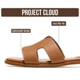 thumbnail image 3 of Sandalias Project Cloud de cuero con memoria, sin cordones, para mujer, 3 of 6