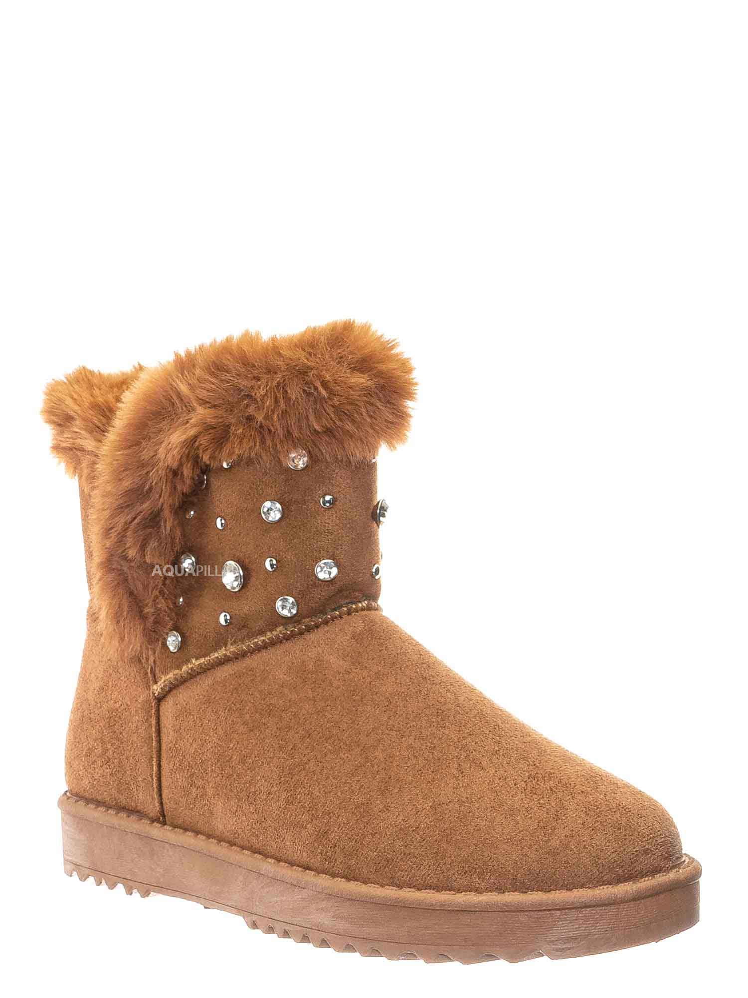 Womens Winter Snow Boot w Fur 