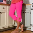 thumbnail image 4 of LEKODE Skirt Leggings for Women Seamless Impact Leggings Curve Leggings Buttery Soft Leggings Ultra Soft Leggings Knee Length Leggings Workout Shorts for Women Pink L, 4 of 8
