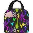 thumbnail image 1 of Portable Lunch Box for Trippy Cactus Insulated Lunch Bag Bento Box Food Container Storage Boxes Waterproof For Adults Unisex Office Camping Trips, 1 of 7