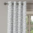 thumbnail image 2 of Ambesonne Grey Grommet Curtain, Abstract Art Modern, 50" x 84", White Grey, 2 of 6
