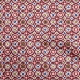 thumbnail image 1 of oneOone Viscose Jersey Red Fabric Asian Suzani Quilting Supplies Print Sewing Fabric By The Yard 60 Inch Wide, 1 of 5